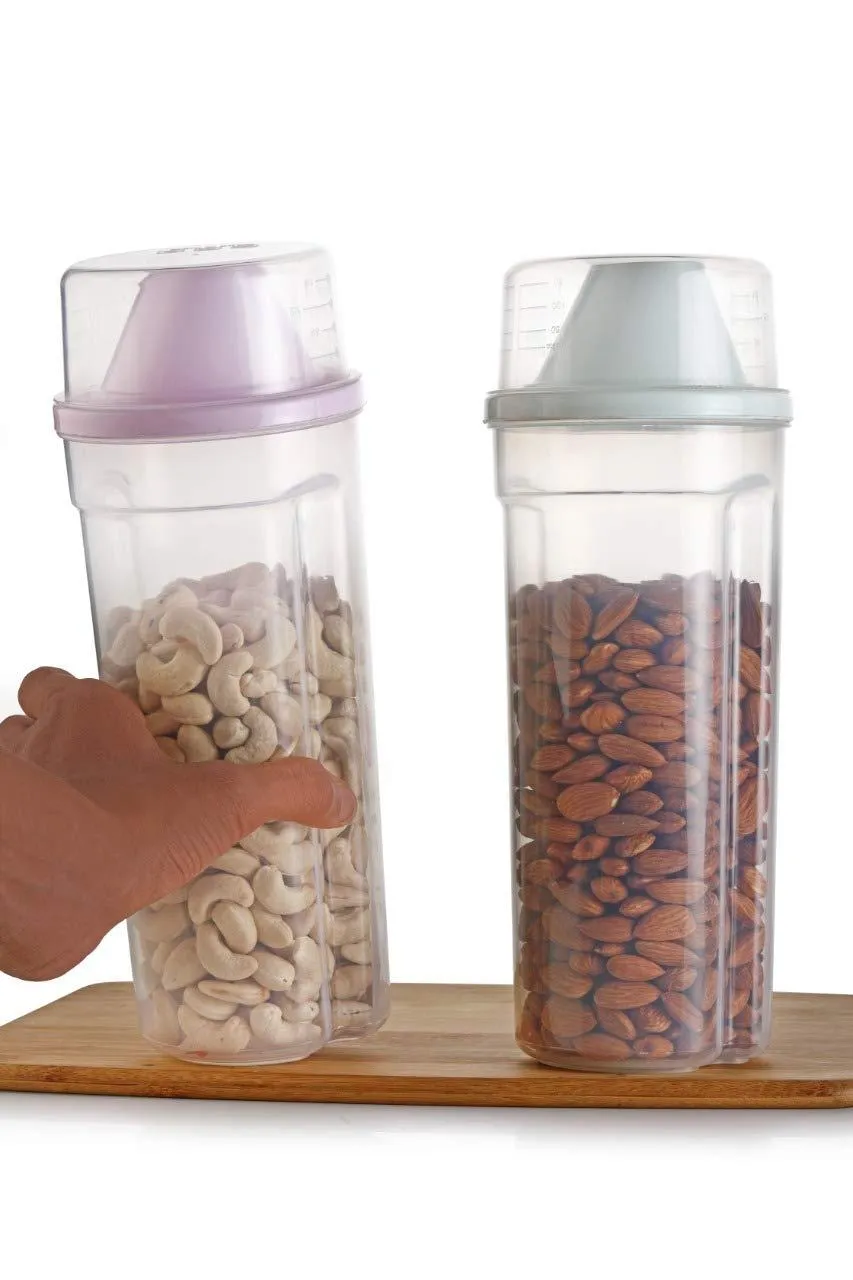 0736 Clear Plastic Bottle Container With Cap
