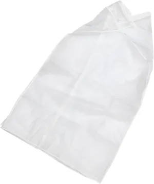 1PC Transparent Dust Clothing Cover Bag Extra Wide Drop Wardrobe Storage for Dresses and Suits and Space Saving Garment Protector for Household Use
