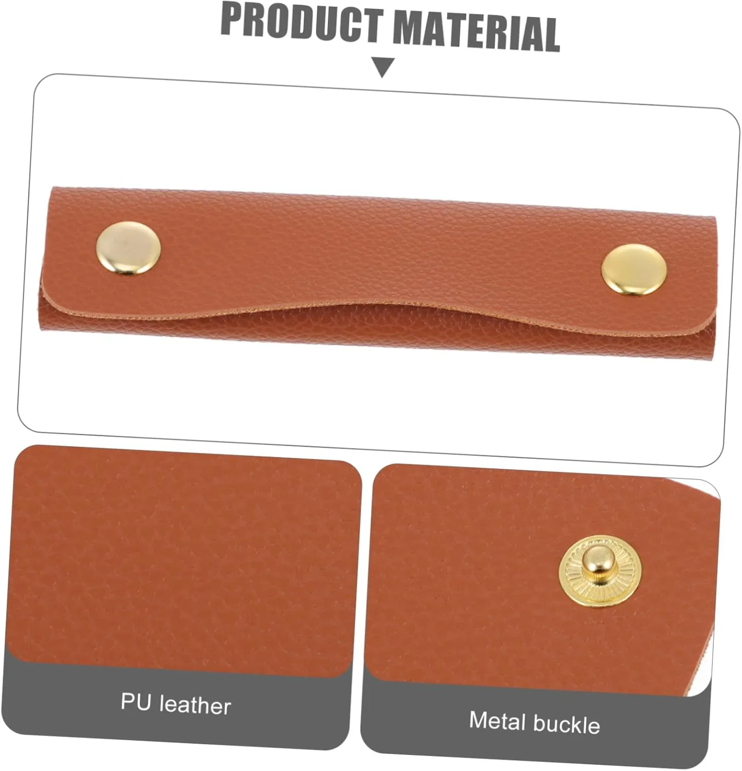 2 Pcs Luggage Cover Bag Handle Wrap Luggage Protector Cover for Travel Accessories Pu Leather Handle Saddle