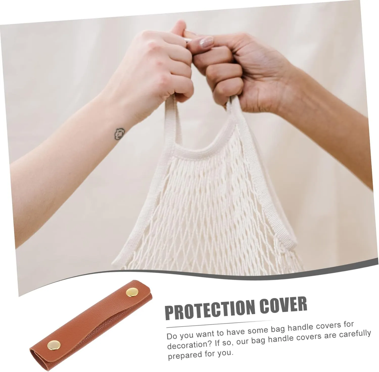 2 Pcs Luggage Cover Bag Handle Wrap Luggage Protector Cover for Travel Accessories Pu Leather Handle Saddle