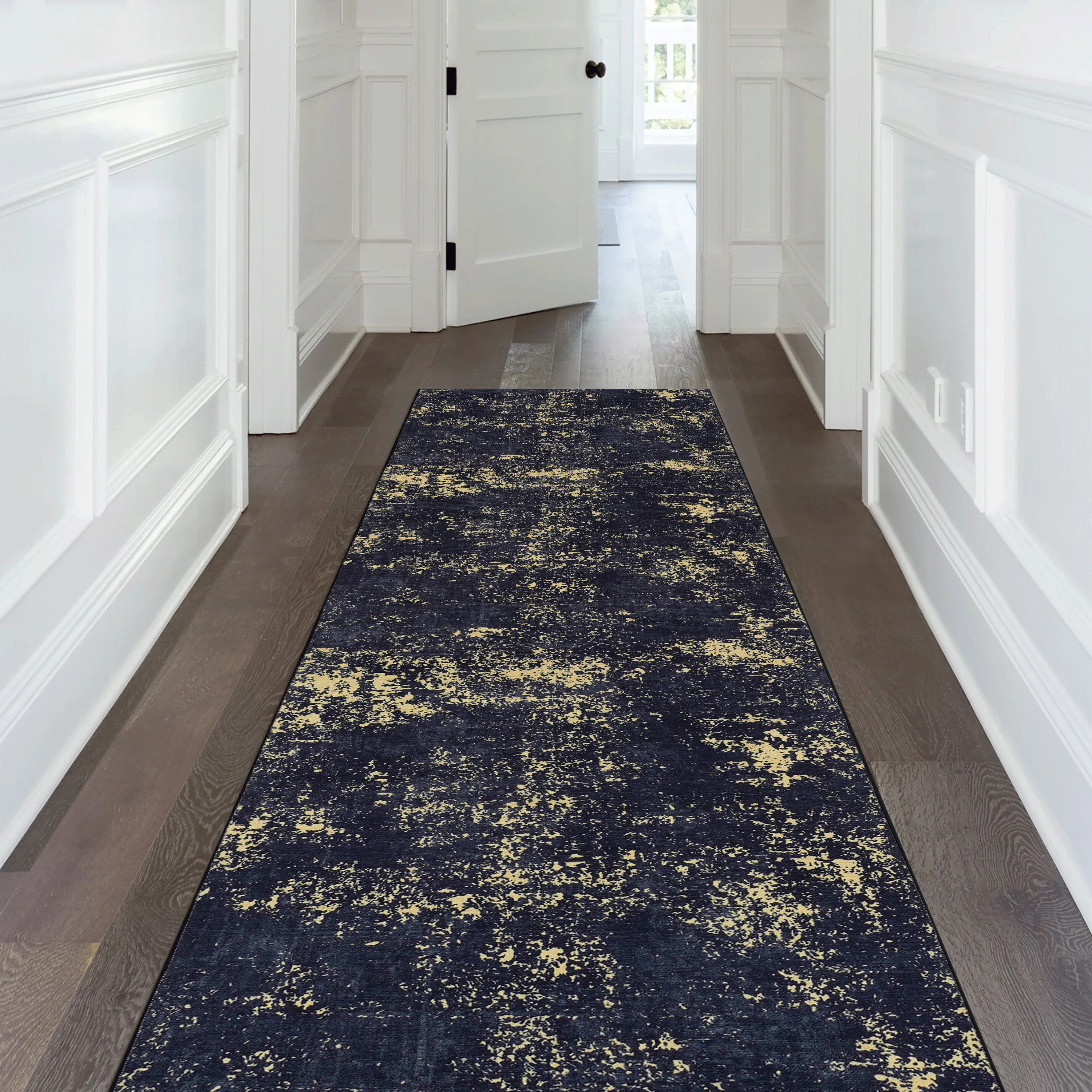 2.6 x 10 Area Rug- Washable, Non-Slip, Non-Shedding, Foldable, Kid & Pet Friendly