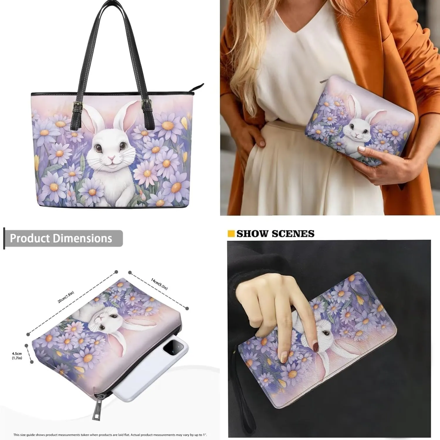 3Pcs Saddle Bags Set Bucket Bags Satchel Bags for Women Clutch Bag with Chain Wristlet Wallets for Women
