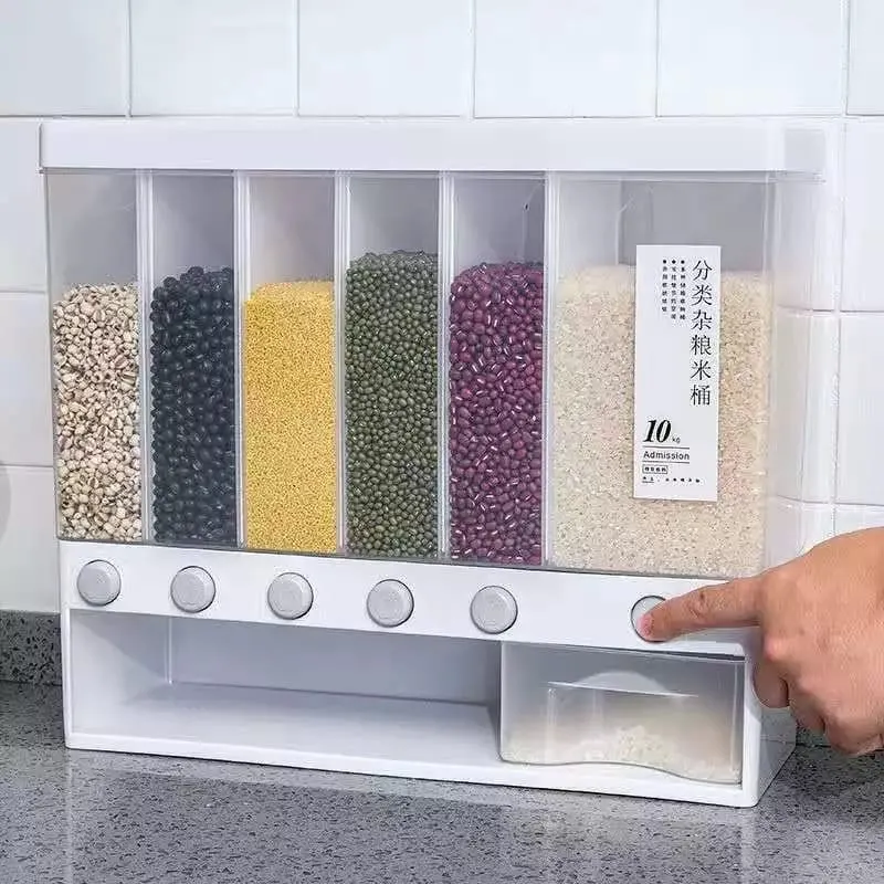 6IN1 WALL MOUNTED CEREAL DISPENSER