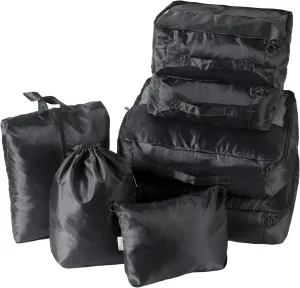 7 Set Packing Cubes for Travel Organization,Packing Organizers for Suitcases,Travel Accessories Luggage Organizer Set (Black)