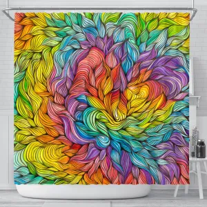 ALL LOVE SHOWER CURTAIN | ARTFOOL
