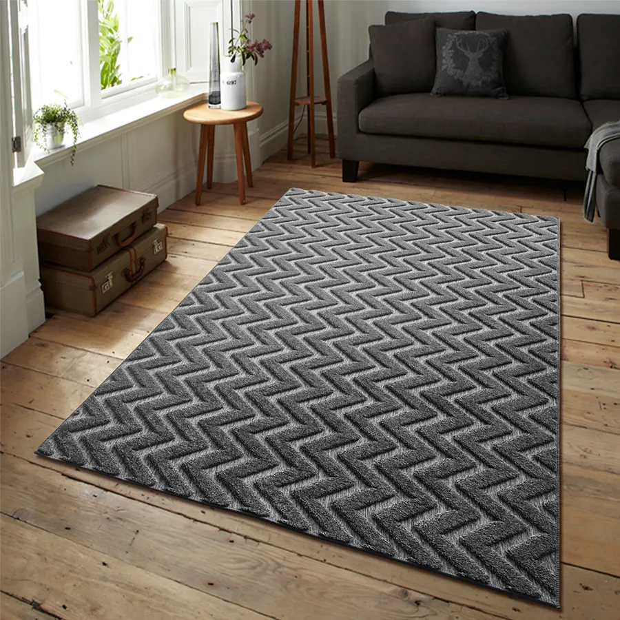 Anani Chevron High-Low Rug