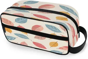 Autumn Leafs Travel Toiletry Bag for Women Men, Hanging Cosmetic Bag, Water Resistant Shaving Bag for Toiletries Accessories