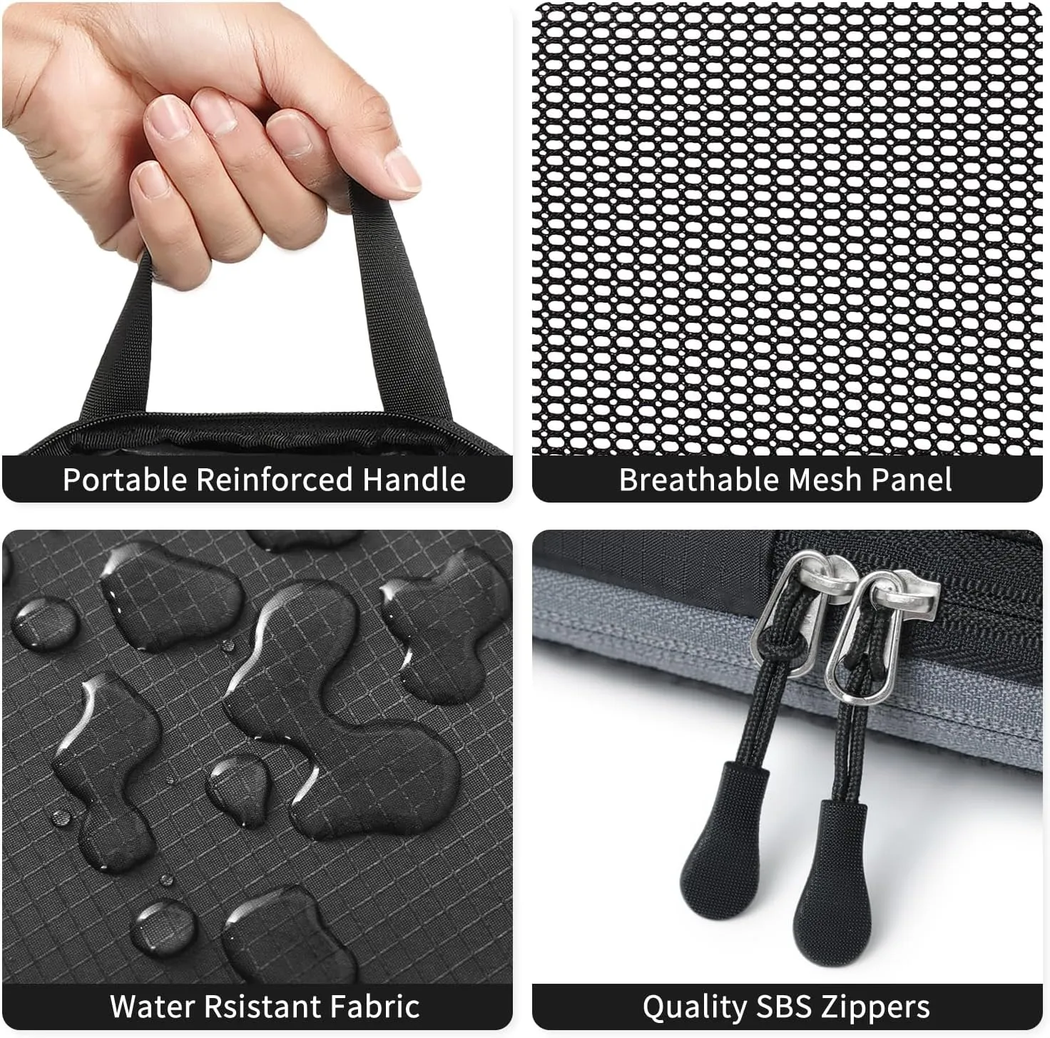BAGAIL 4 Set/6 Set Ultralight Compression Packing Cubes Packing Organizer for Travel Accessories Luggage Suitcase Backpack