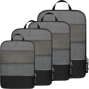 BAGAIL 4 Set/6 Set Ultralight Compression Packing Cubes Packing Organizer for Travel Accessories Luggage Suitcase Backpack