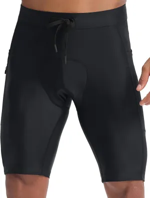 baleaf Men's Padded Bike Shorts Cycling Road Biking Riding Bicycle Cycle Wear Pockets UPF 50  MTB Accessories Tights