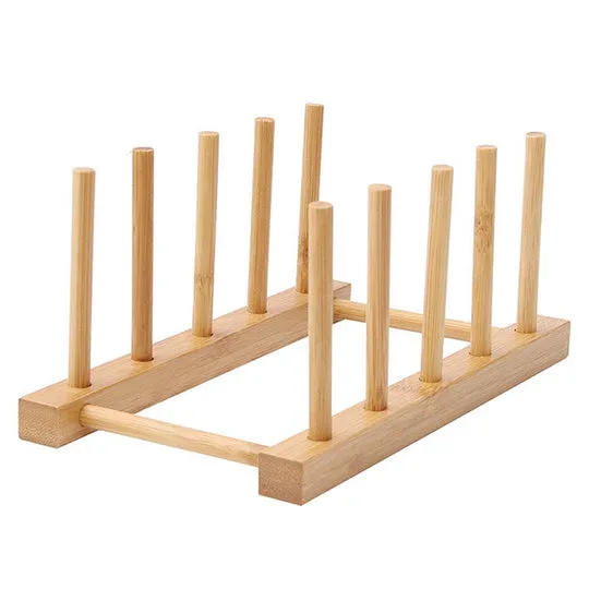 Bamboo Plate Stand  - 21cm