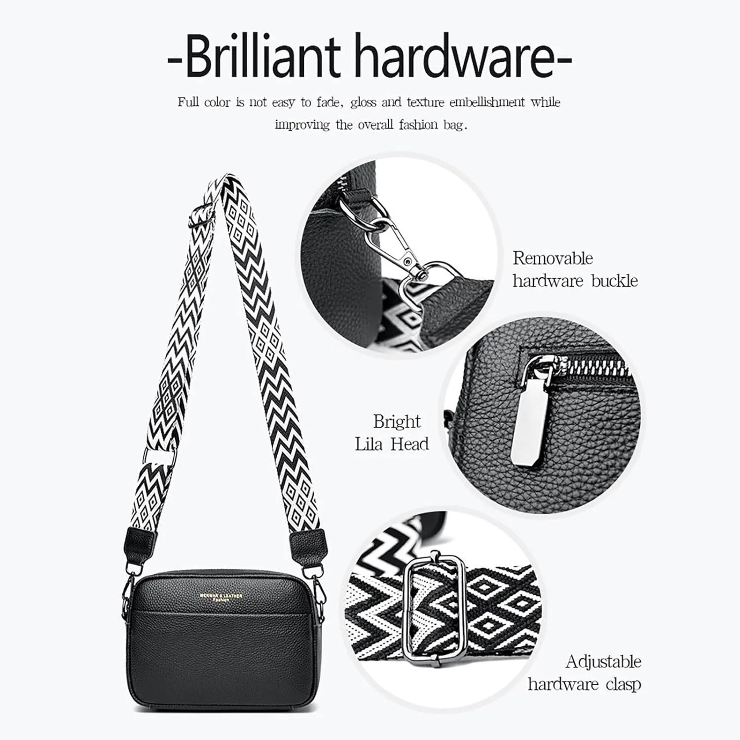 Beach Tote Bag Small Hobo Dumplings Crossbody Bags Guitar Strap Suitable For Outdoor Shopping Beach Travel Essential W