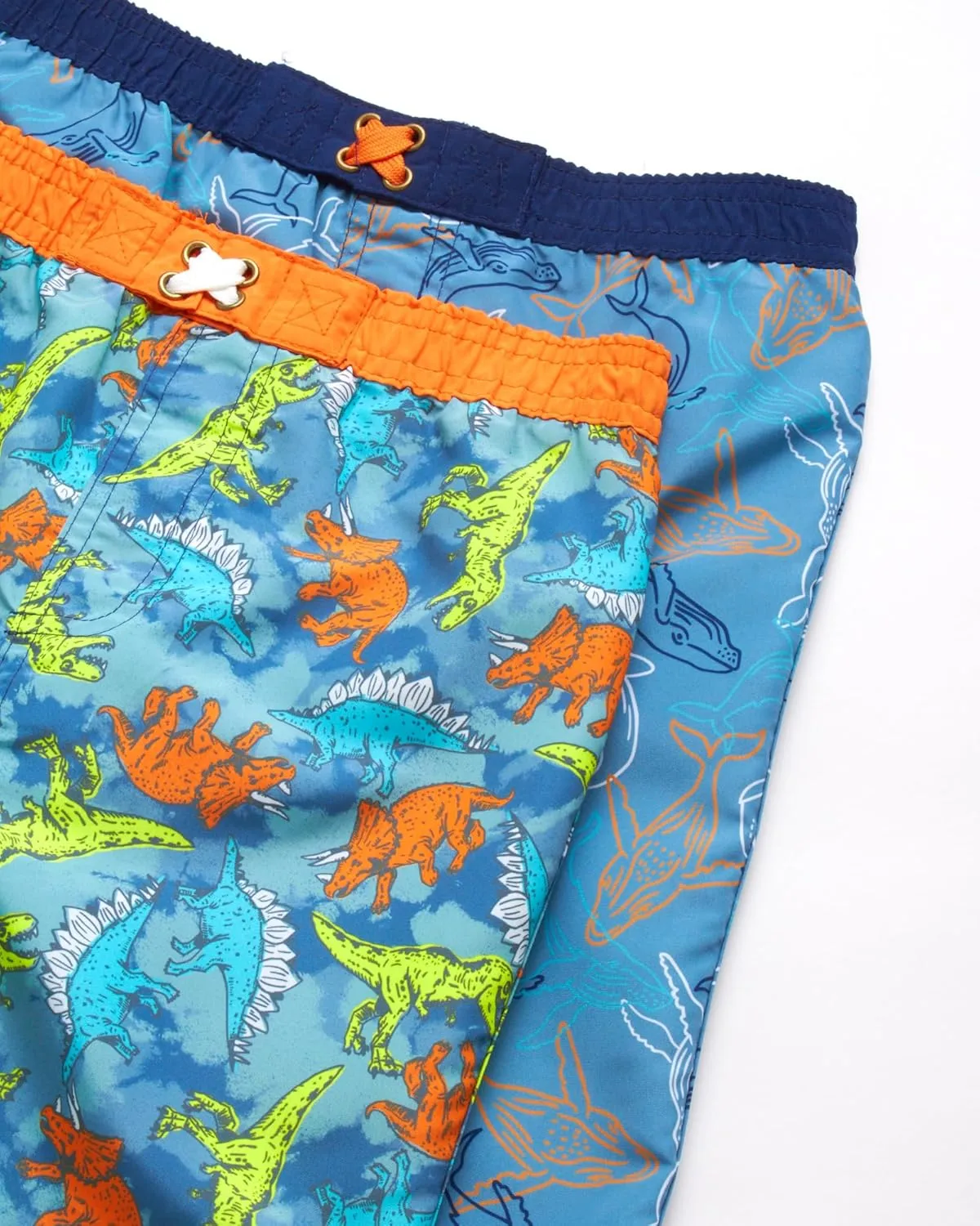 Boys Rash Guard Swimsuit Set  4-Piece Kids Short Sleeve Bathing Suit Swimwear Sets (Sizes: 5-12)
