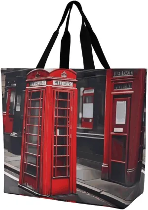 Bus Shelter Tote Bag for Women Reusable Eco-friendly Shopping Bags Large Capacity Shoulder Bag