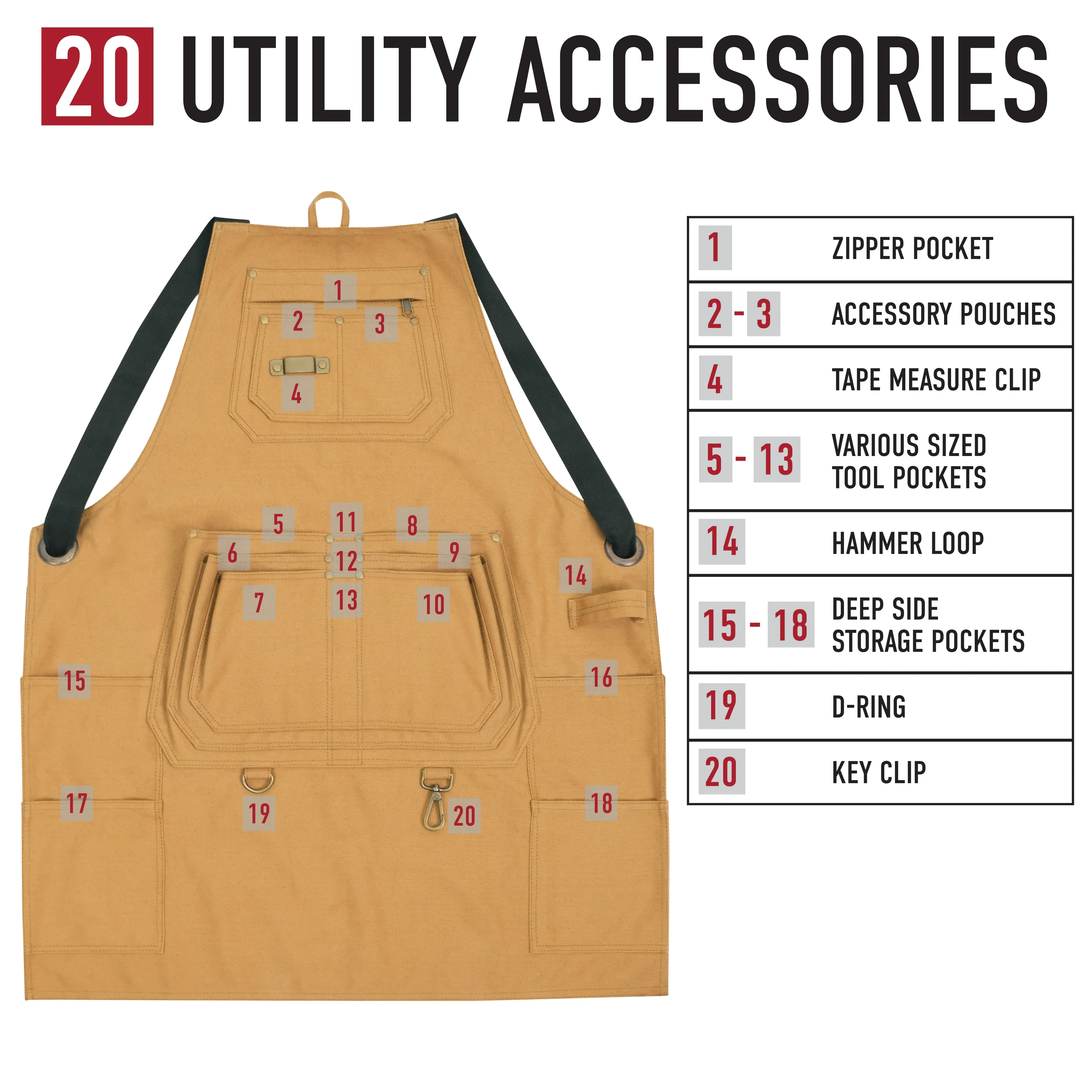 Canvas Full Work Apron