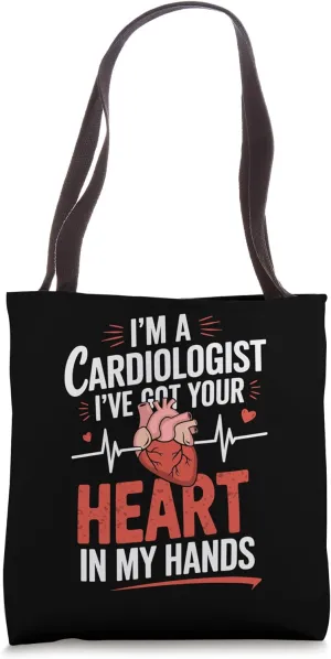 Cardiologist Heart Doctor and Heart Specialist Cardiology Tote Bag