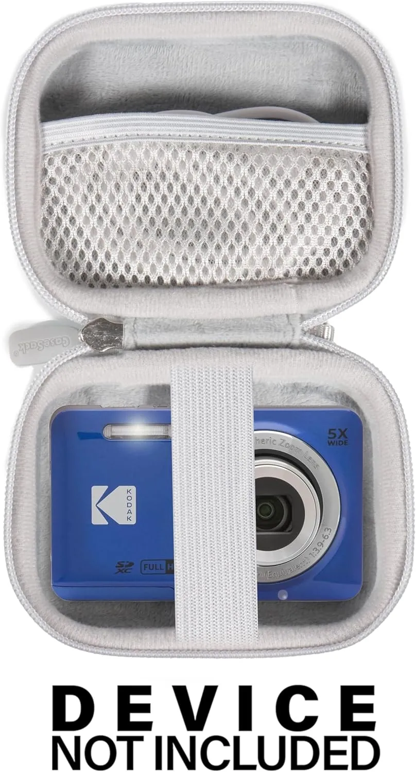 CaseSack Camera Case Compatible with Kodak PIXPRO FZ55 16MP Digital Camera (Smoke)