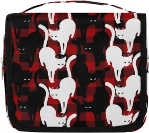Cats Cats Hanging Travel Toiletry Bag Cosmetic Bag Portable Wash Bag with Hook for Bathroom Accessories Toiletries Cosmetics