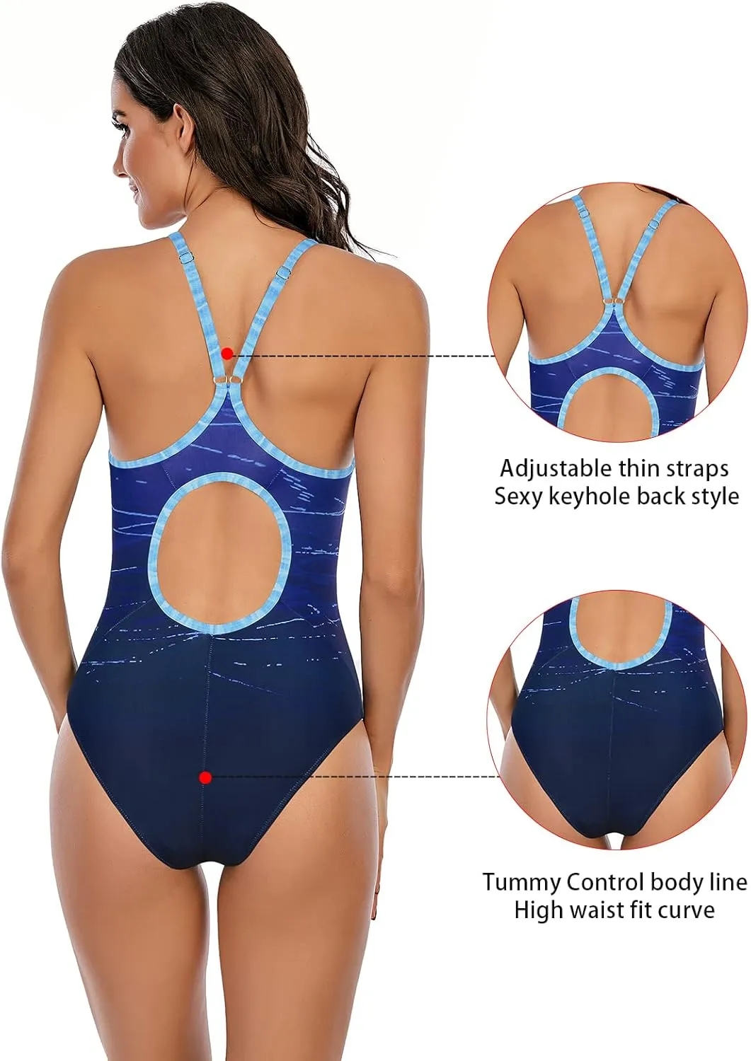 Century Star One Piece Bathing Suit for Women Bathing Suits for Teens Womens one Piece Swimsuits Juniors Swimsuits for Teen