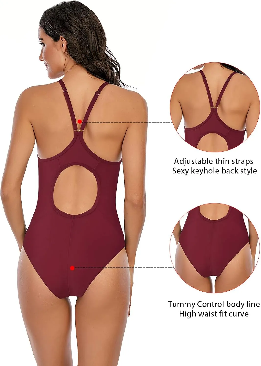 Century Star One Piece Bathing Suit for Women Bathing Suits for Teens Womens one Piece Swimsuits Juniors Swimsuits for Teen