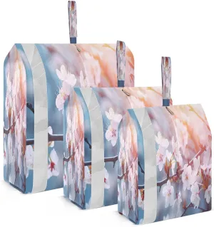 Cherry Blooms Spring Compression Packing Cubes Suitcase Organizer Bags Set for Travel Cubes for Travel Accessories and Essentials