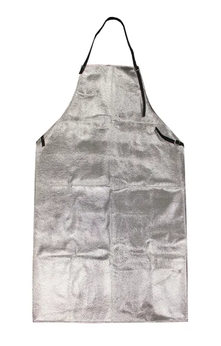 Chicago Protetive Apparel 548-AKV Aluminized 24”X48” Para Aramid 19 oz Bib Apron | No Sales Tax