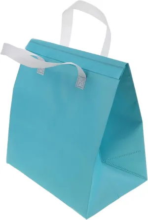CHILDWEET Reusable Insulation Pouch Insulated Lunch Box Bag Cooler for Outdoor Activities Thermal Pouches for Food Preservation Blue