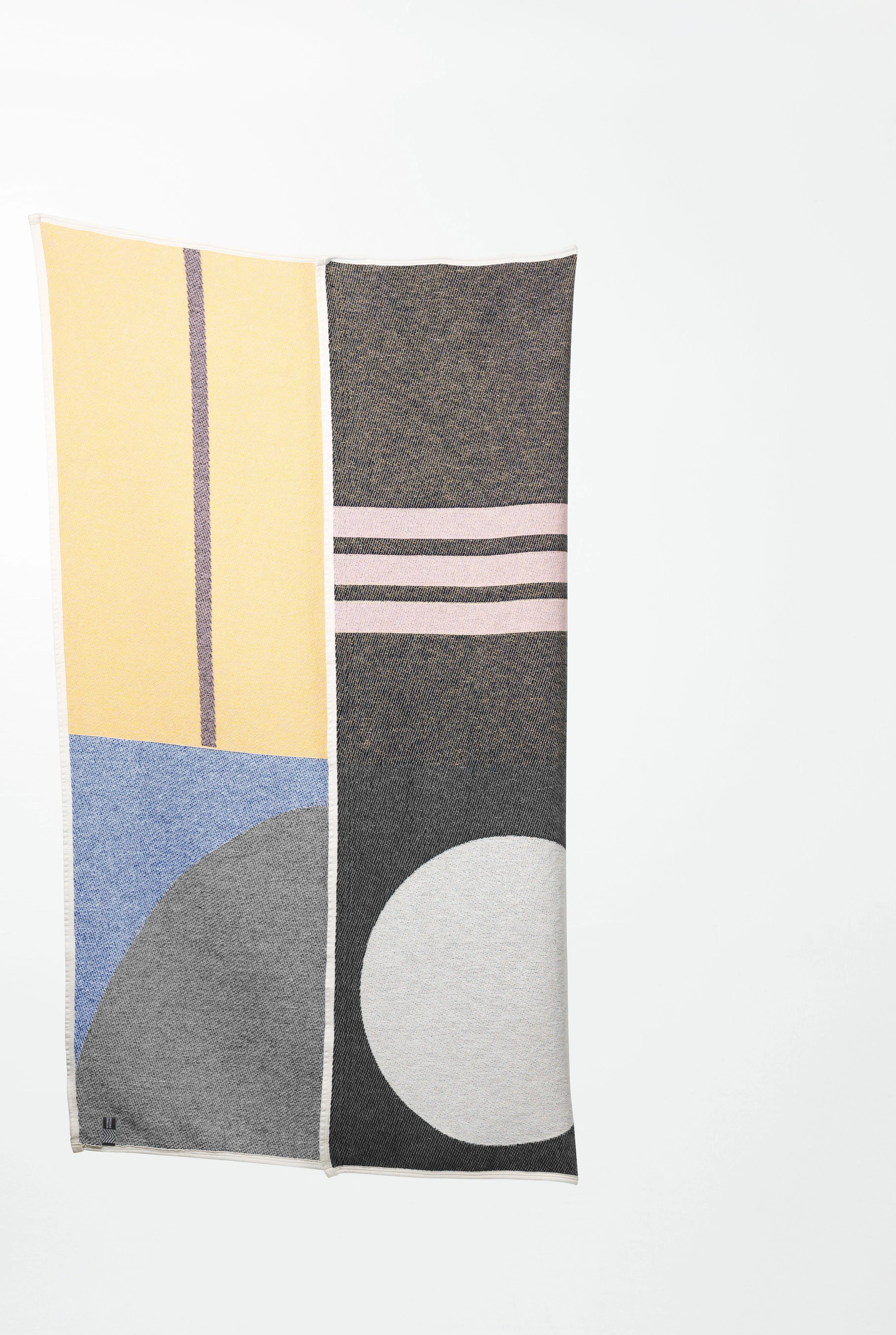 Cotton Blanket & Throw "Bauhaused 5" by Sophie Probst