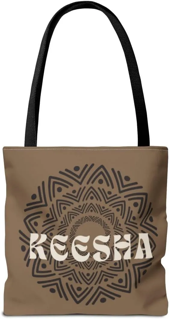 Customizable Tote Bags for Women-Aesthetic African American Style, Personalized & Custom Name or Text Tote