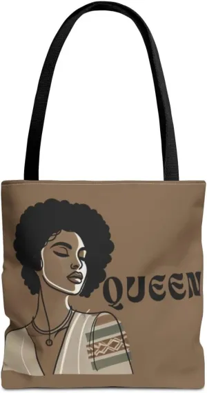 Customizable Tote Bags for Women-Aesthetic African American Style, Personalized & Custom Name or Text Tote