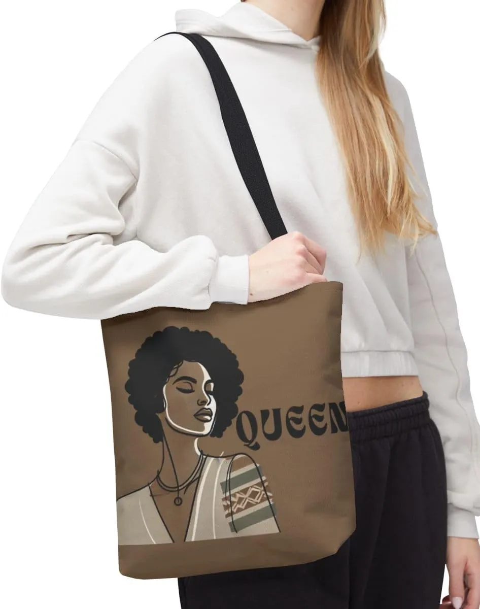 Customizable Tote Bags for Women-Aesthetic African American Style, Personalized & Custom Name or Text Tote