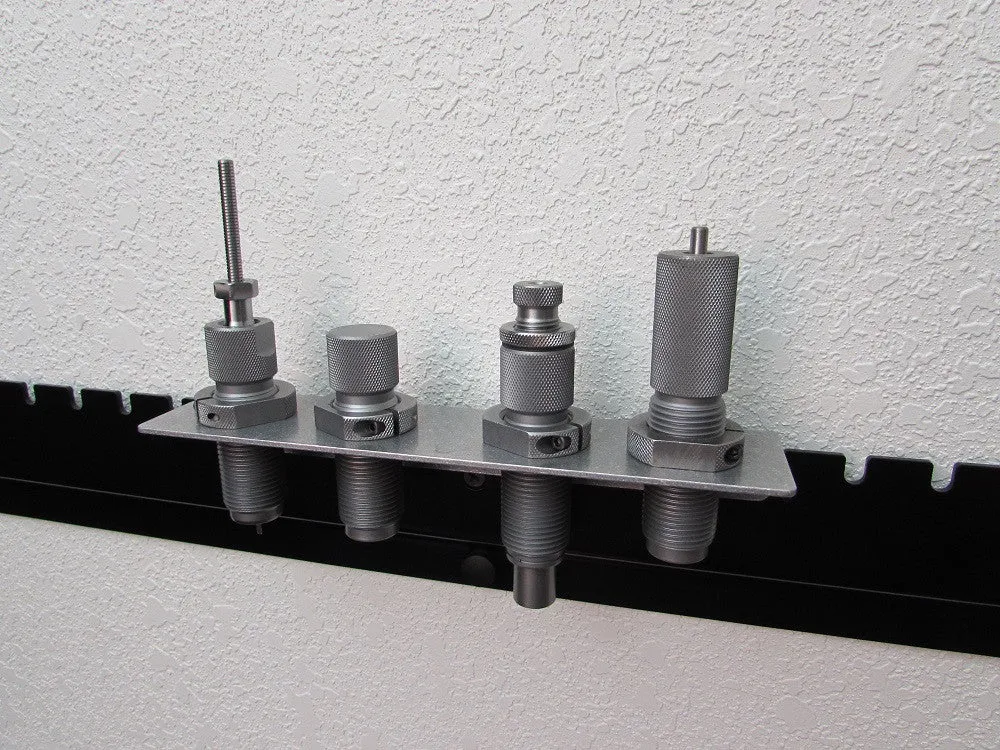 Die storage rack for the Hornady Lock N Load bushings