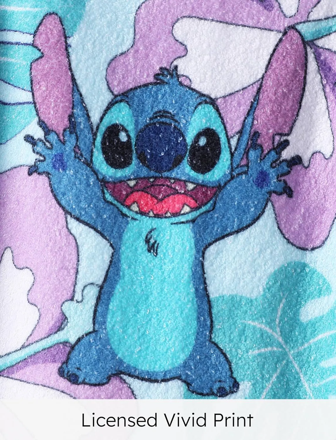 Disney Princess Frozen Stitch Minnie Girl Swim Cover Up Swimwear Terry Cloth Swimsuit Coverup Zip-up Bathing Suit Wrap Hooded