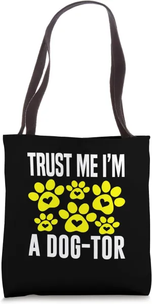 Dog Cat Animal Doctor Veterinary Funny Dogs Lover Vet Tech Tote Bag