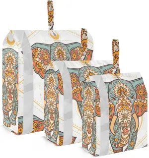 Elephant Mandala Packing Cubes for Travel, Lightweight Travel Packing Organizers Luggage Bags for Travel Accessories Travel Essentials