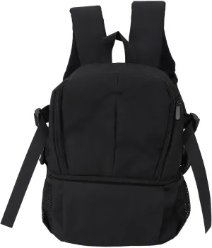 EVA DSLR Camera Backpack, Double Shoulders Bag for Digital SLR & Mirrorless Photography Cameras (Black)
