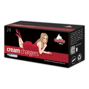 Ezywhip Ultra Cream 8g N2O Chargers 24 Pc