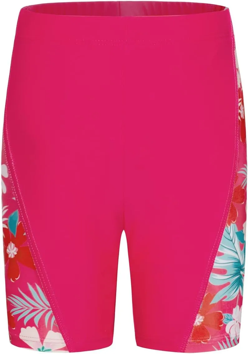 GRACE KARIN Girls Rash Guard Swimsuit Short Sleeve Two Piece Bathing Suit 6-12Y