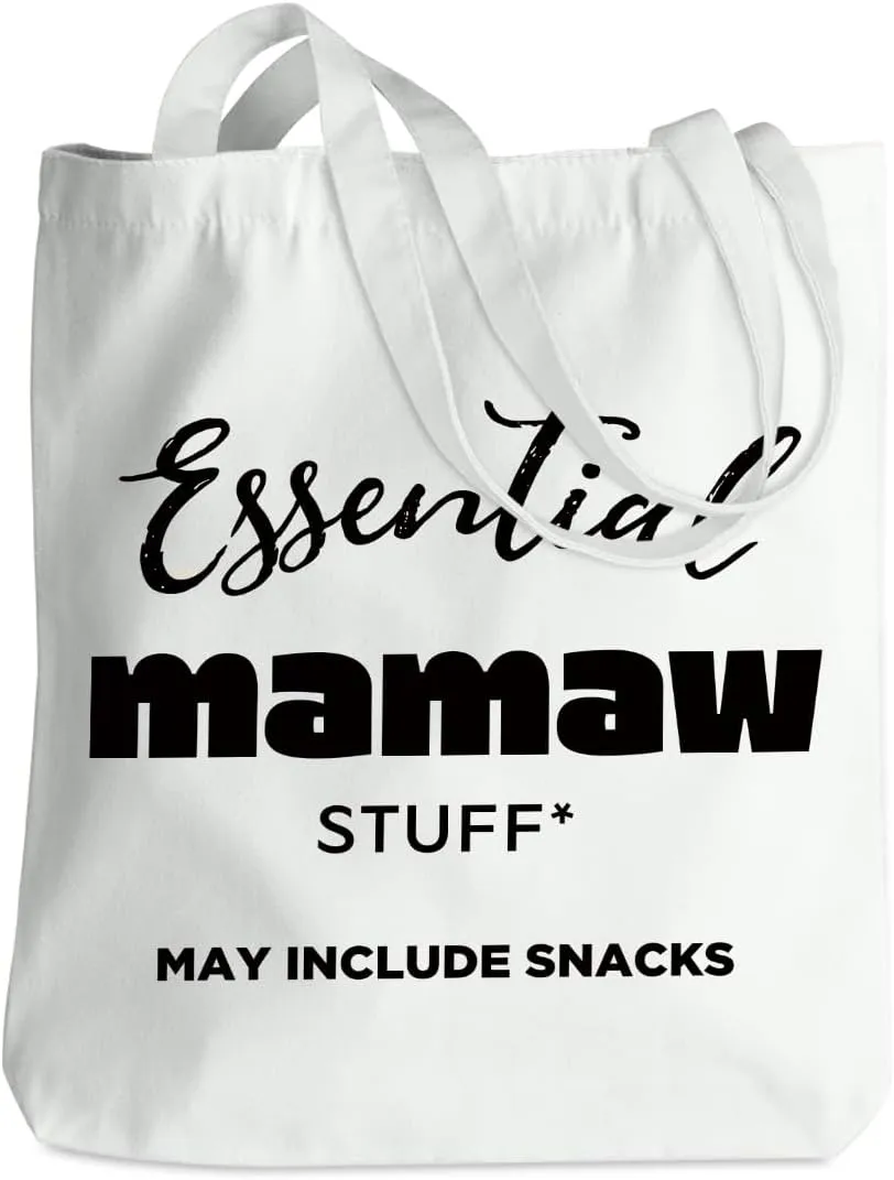 Grandma Mom Gifts Tote Bag for Nana Granny Mamaw Mum Gigi Oma Abuela Grammy Yaya Mimi Memaw Nanny Christmas