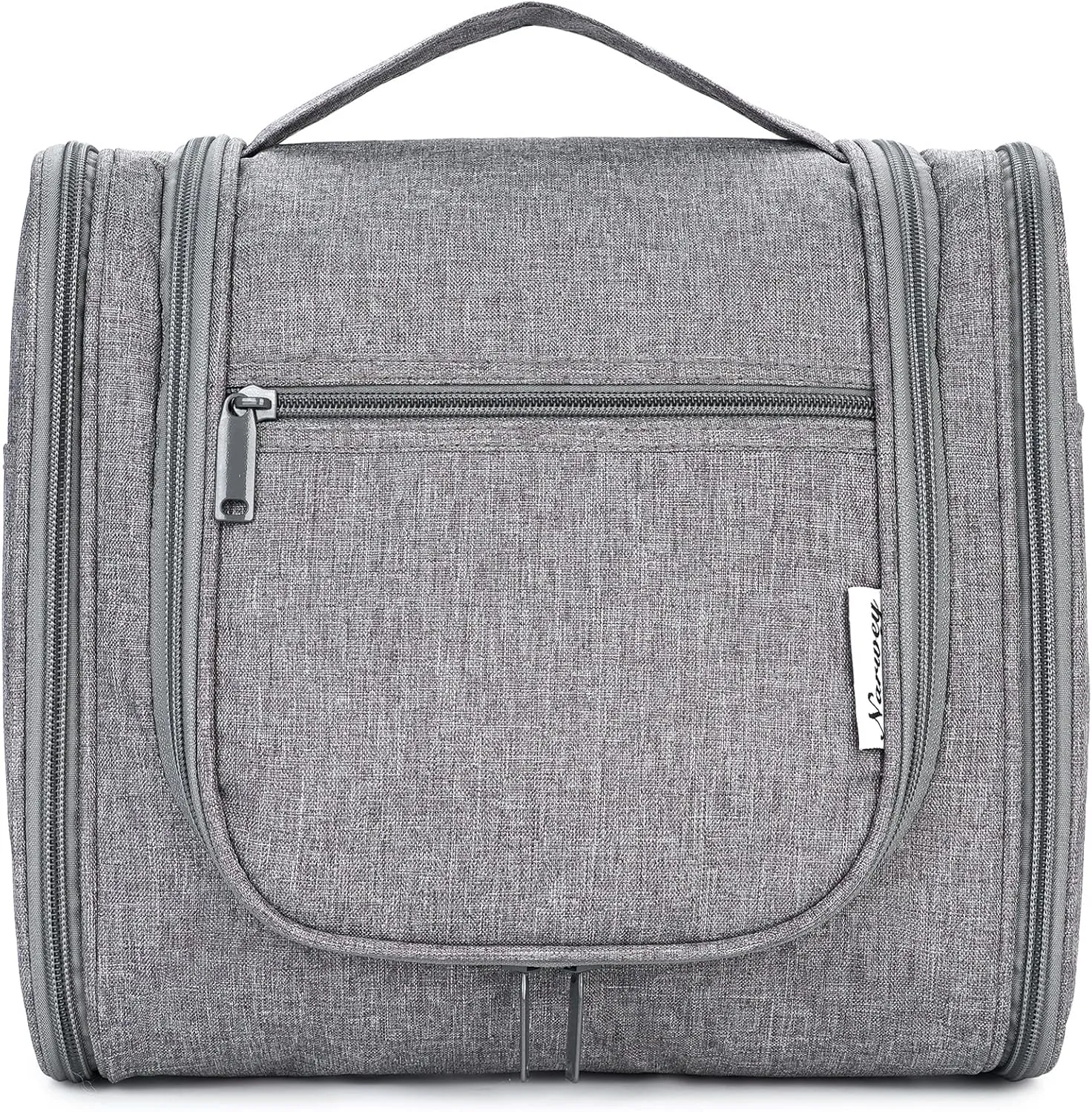 Hanging Toiletry Bag for Women Travel Makeup Bag Organizer Toiletries Bag Men for Cosmetics Essentials Accessories (Large, Grey)