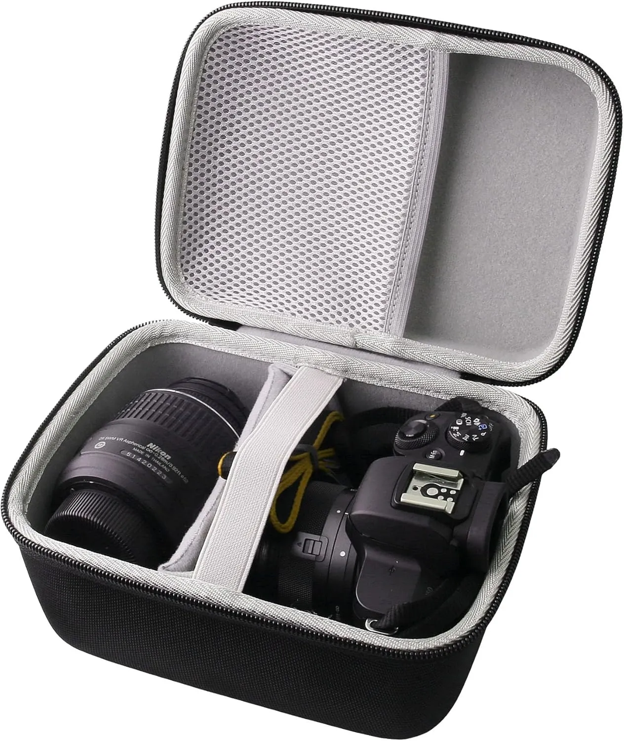 Hard EVA Carrying Case Compatible with Panasonic Lumix GX85/G7 4K Digital Camera/Sony Alpha a6400/a6700/a6100 Lens Camera case. (big)