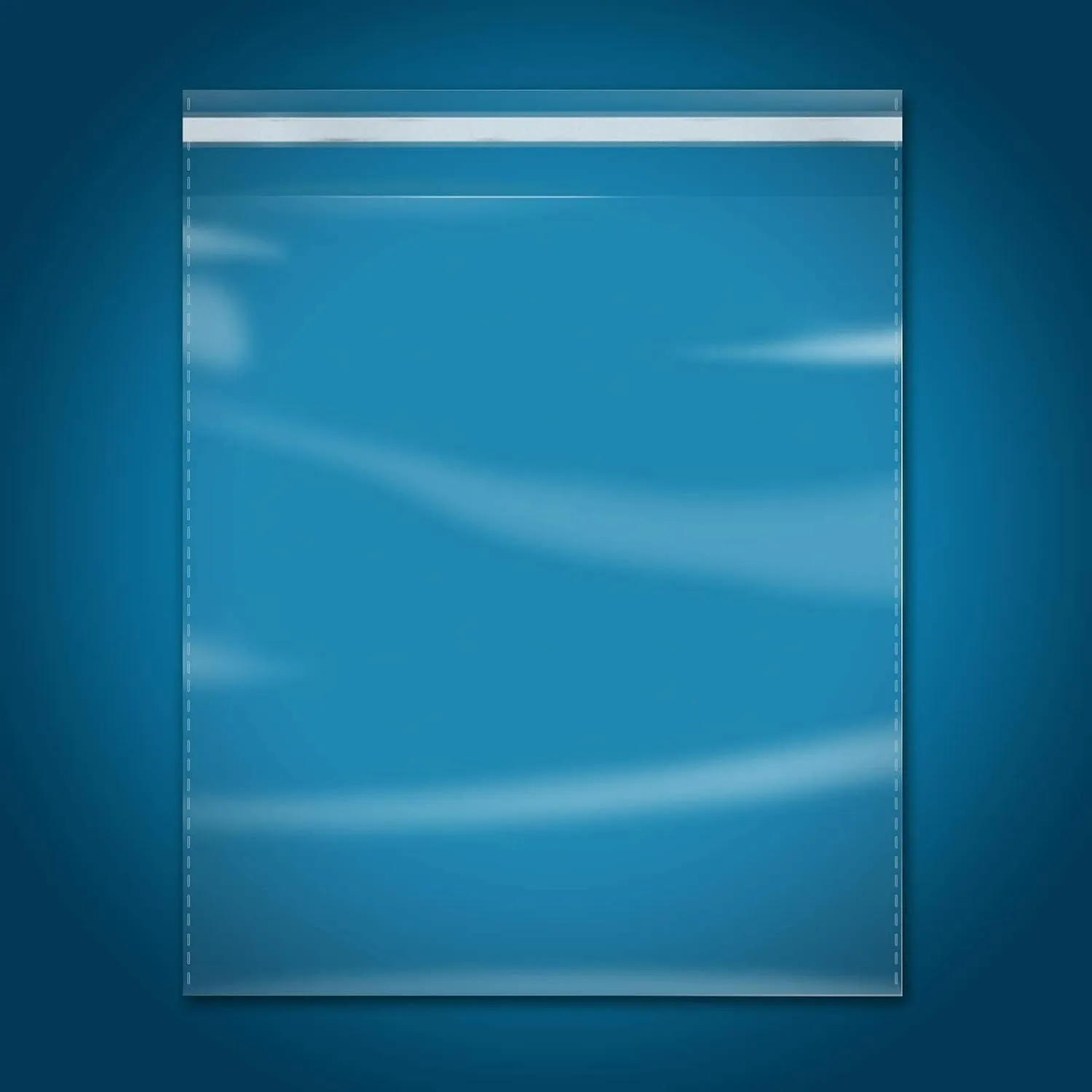 iMailer - 100 Count - 12" x 15" Cellophane Bags Self Seal- Resealable Plastic Clear Cello Bagsfor Clothing, T-Shirts, Pants