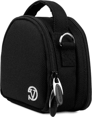 Jet Black Compact Camera Case Carrying Bag Pouch Compatible with Nikon Coolpix L32, L31, L30, L28, L27, P340, P330