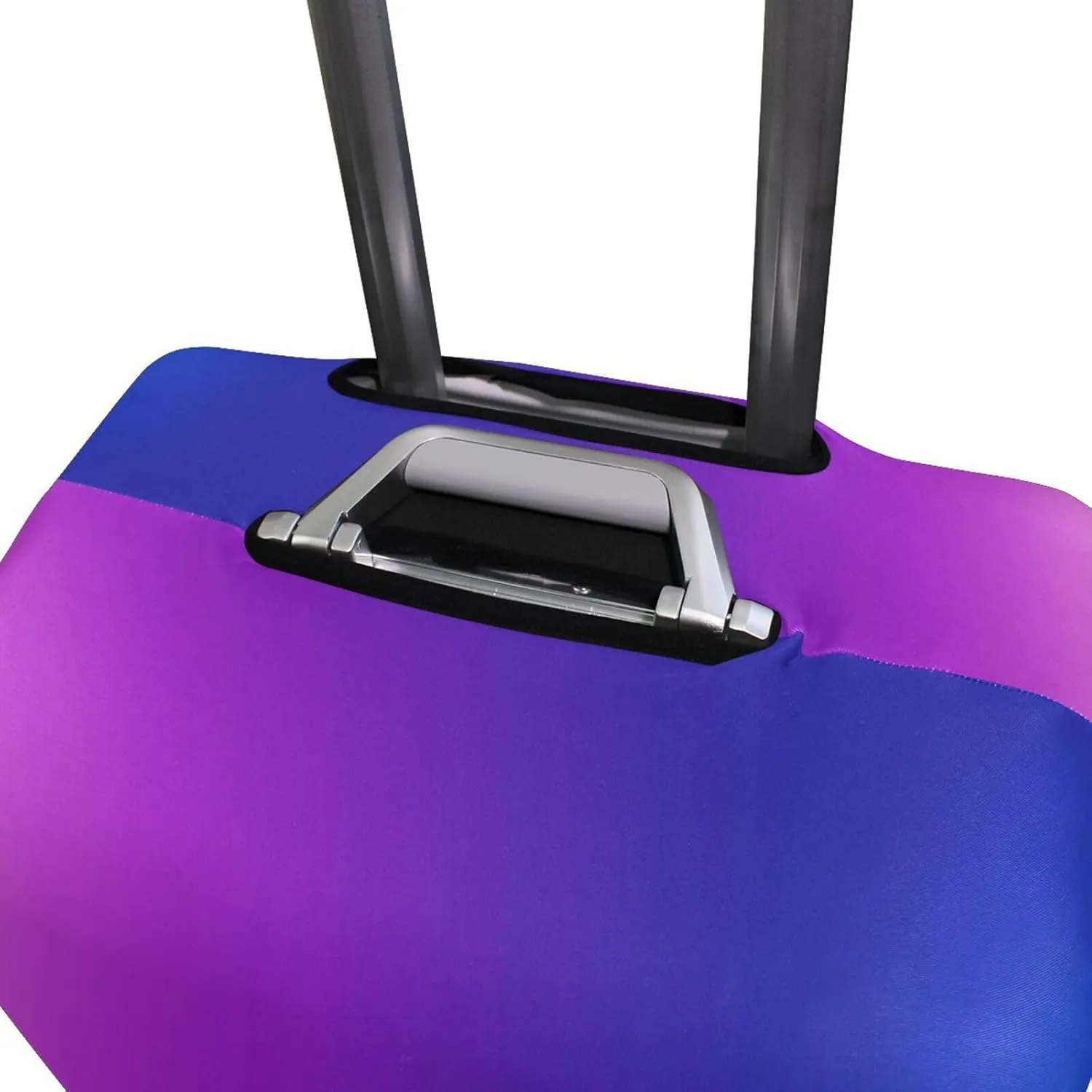 Joisal Gradient Purple Blue Luggage Covers for Suitcase Tsa Approved Fit 18-32 Inch Luggage, Suitcase Accessories