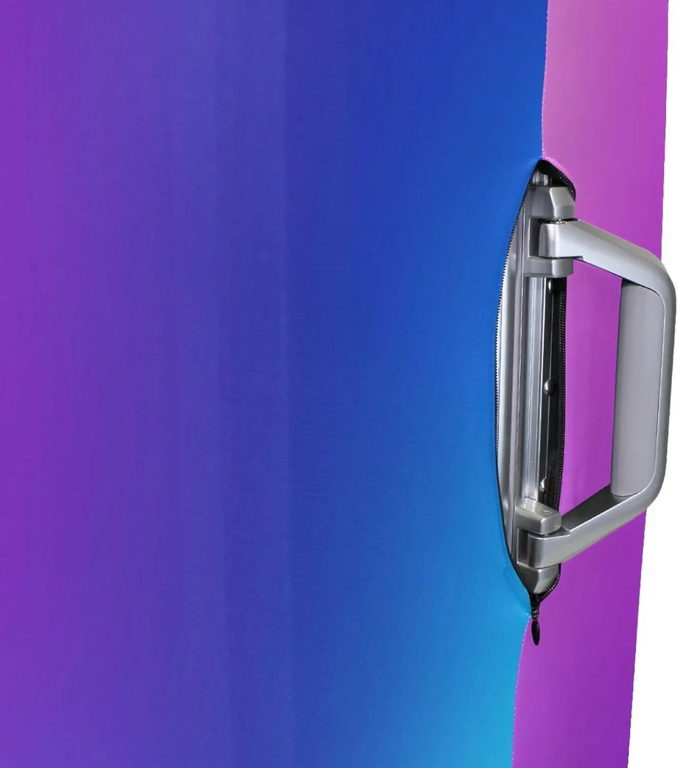 Joisal Gradient Purple Blue Luggage Covers for Suitcase Tsa Approved Fit 18-32 Inch Luggage, Suitcase Accessories