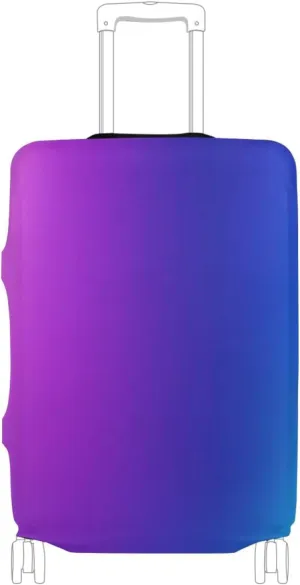 Joisal Gradient Purple Blue Luggage Covers for Suitcase Tsa Approved Fit 18-32 Inch Luggage, Suitcase Accessories