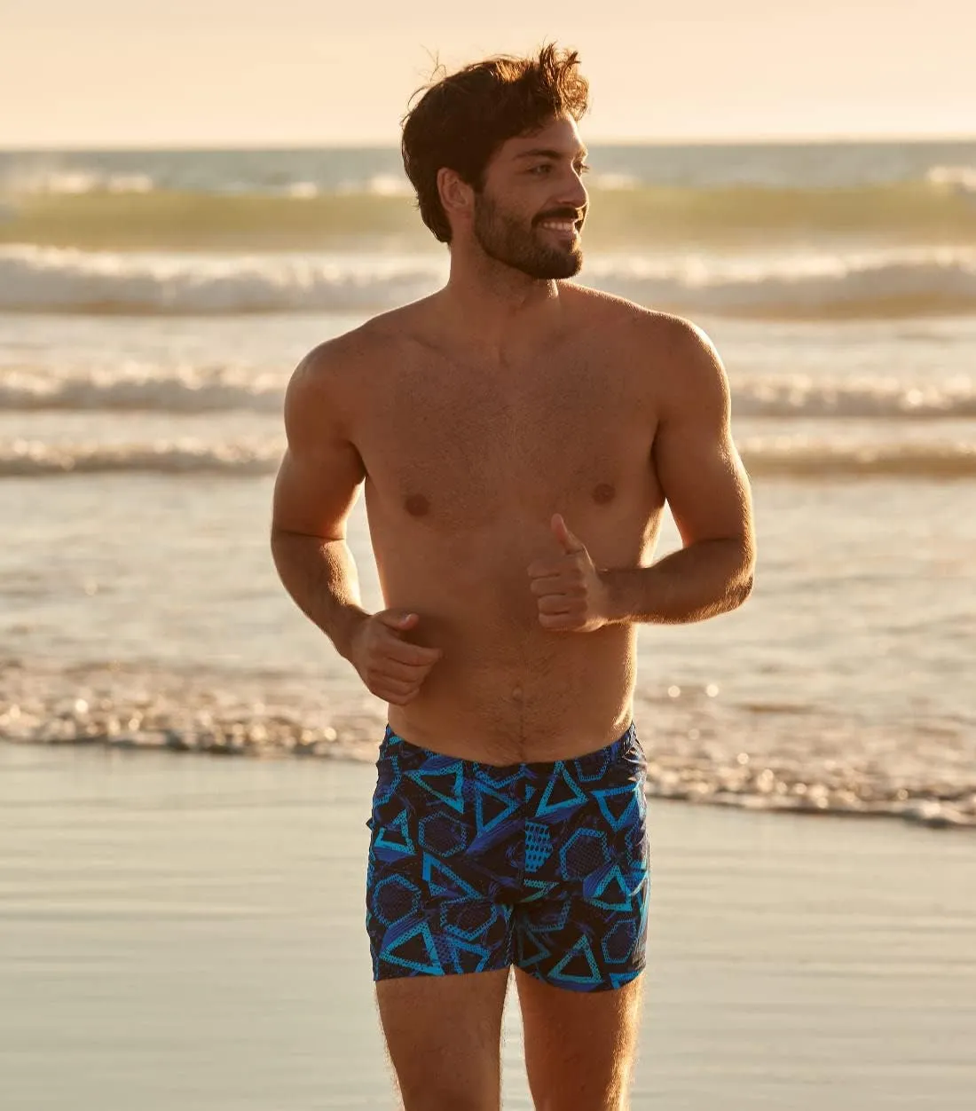 Kiniki Men's Tan Through Swim Shorts (5th Generation)