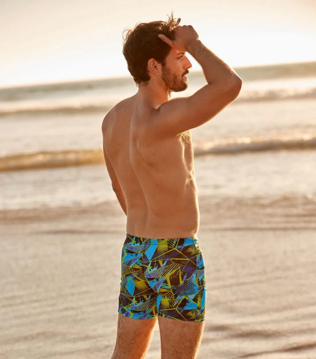 Kiniki Men's Tan Through Swim Shorts (5th Generation)