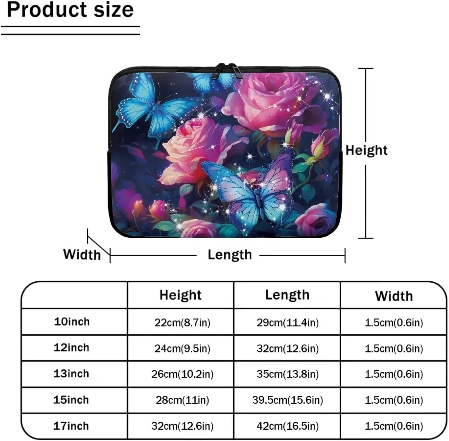 Laptop Bag for Women 10~17 inch Waterproof Computer Bags Lightweight Large Capacity Laptop Accessories for Work