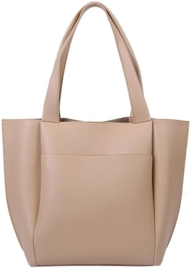 Leather Tote Bag Everything Tote Bag Work Crossbody Bag Aesthetic Designer Shoulder Bags for Women Cute